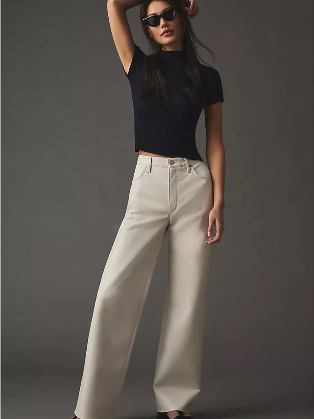 Blair Baby Tee by Maeve: Mock-Neck Edition from Anthropologie